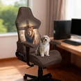 thumbnail image 3 of Jiueut Lion Cross Print Gaming Chair Cover Pack of 4, Soft Rotating Chair Slipcovers with Armrest Cover Computer Reclining Chair Slipcover with Elastic Bottom Desk Chair Seat Protector, 3 of 7