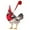 Red 7W6, variant on Staron under $5 Adjustable Chicken Leash, Nylon Pet Harness for Poultry, Breathable Leash for Chickens Ducks Geese Training and Walking