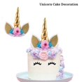 thumbnail image 3 of Globo de unicornio de 32 pulgadas, juego de globos de aluminio con números, decoración para fiesta de cumpleaños, vajilla desechable de unicornio para niños, suministros para fiesta de Baby Shower, 3 of 5