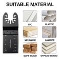 thumbnail image 4 of Cuchillas oscilantes para herramientas Trivd Frol, 200 unidades, para madera y metal, 4 of 7