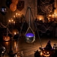 thumbnail image 6 of Halloween Decorations Witch Cauldron with LED Lights and Sound Effects, Fog Machine with Colorful Lights, 31.49x22.24in Outdoor and Indoor Party Decor for Home, Yard, and Mantel, 6 of 6