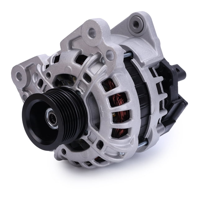 Aluminum Alternator Compatible for VW Gol 2009-2020, Saveiro 2010-2020 1.6L 4 Cylinders 12V 90A Replacement A0934, 5U0-903-025E
