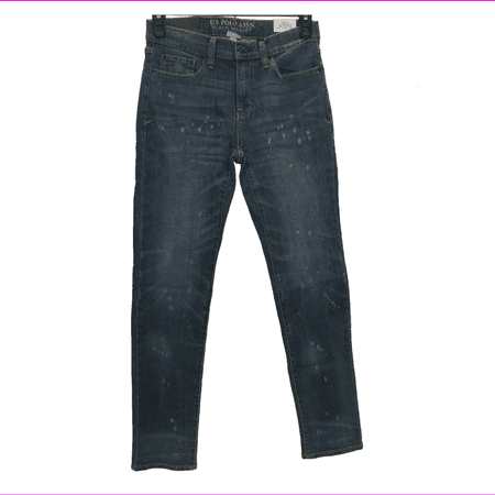 U.S POLO ASSN. Black Mallet Men's Skinny Fit Stretch Repreve Jeans Blue 31x32