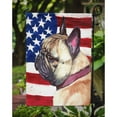 thumbnail image 3 of French Bulldog Frenchie USA Patriotic American Flag Garden Flag, 3 of 5