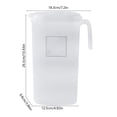thumbnail image 3 of Qiopertar Large Capacity Kettle with High Temperature Resistance, BPA-Free Cold Water Pitcher for Home Kitchen, Sealed Dispenser for Tea Juice and Daily Hydration, 3 of 6