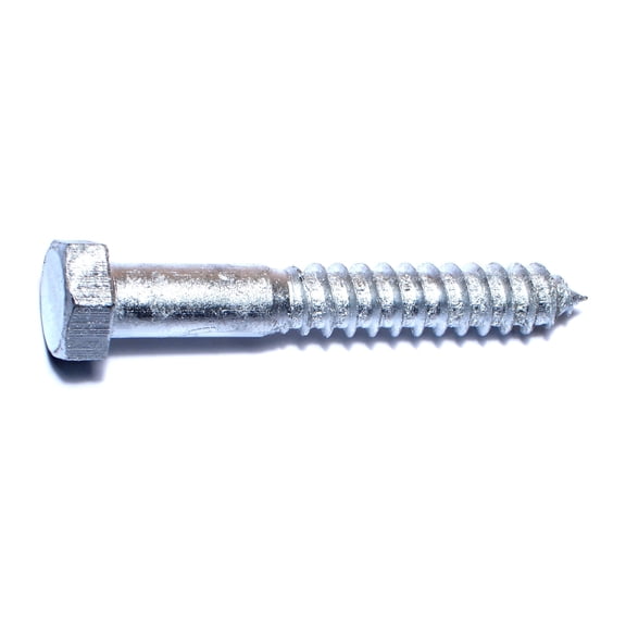 1/2" x 3-1/2" Hot Dip Galvanized Steel Hex Head Lag Screws HLSHS-492