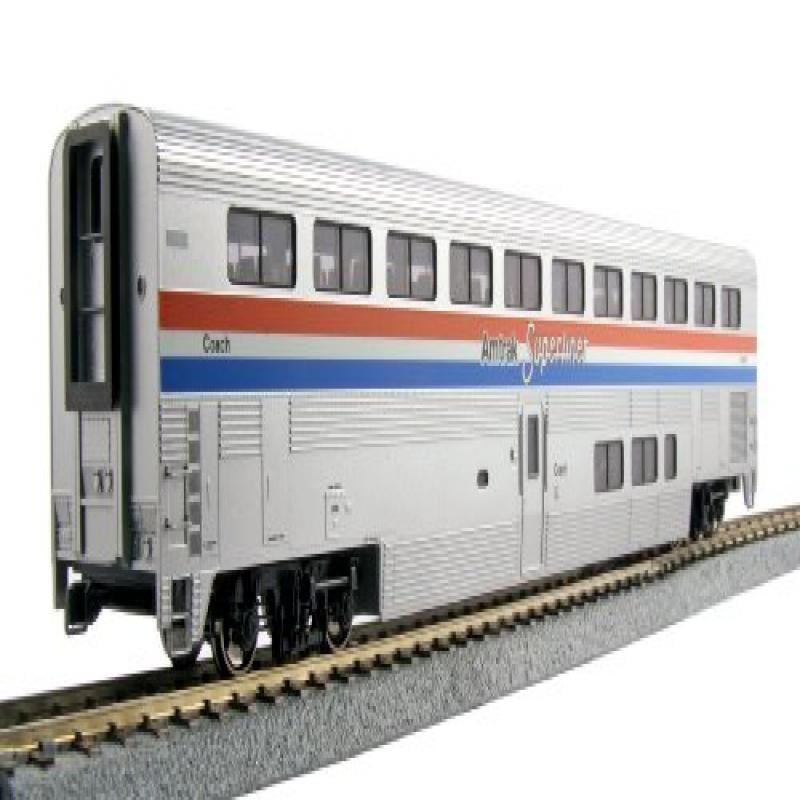 Kato USA Model Train Products Amtrak Phase III Superliner Coach