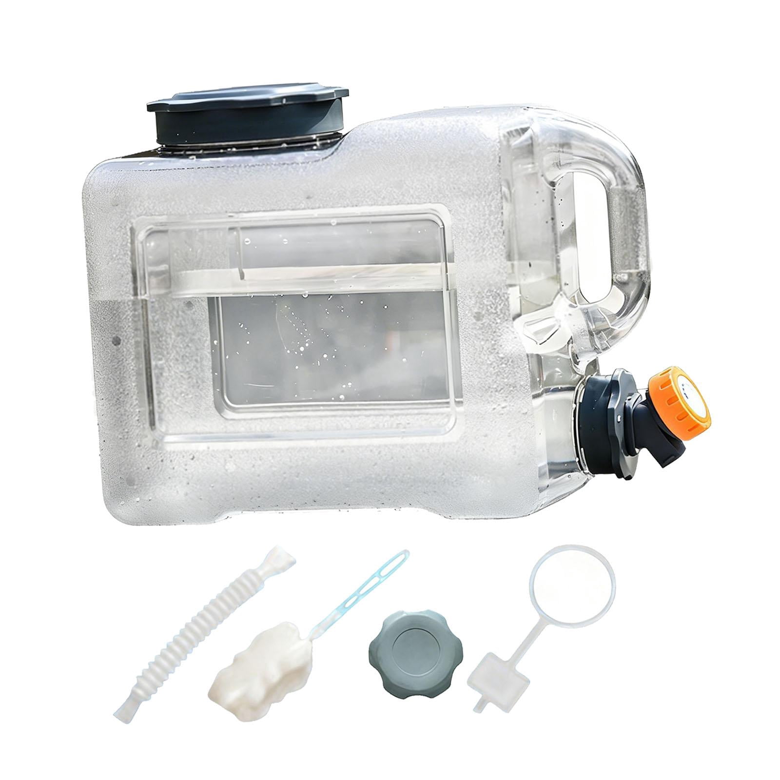 GARENDE Camping Water Jug with Spigot Portable Hydration Bucket for Emergency RV Car 8.6L