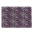 thumbnail image 1 of Psychedelic Cutting Board, Exotic Composition in Lively Colors Swirling Leaves and Petals Funky Seaweed, Decorative Tempered Glass Cutting and Serving Board, Large Size, Multicolor, by Ambesonne, 1 of 1