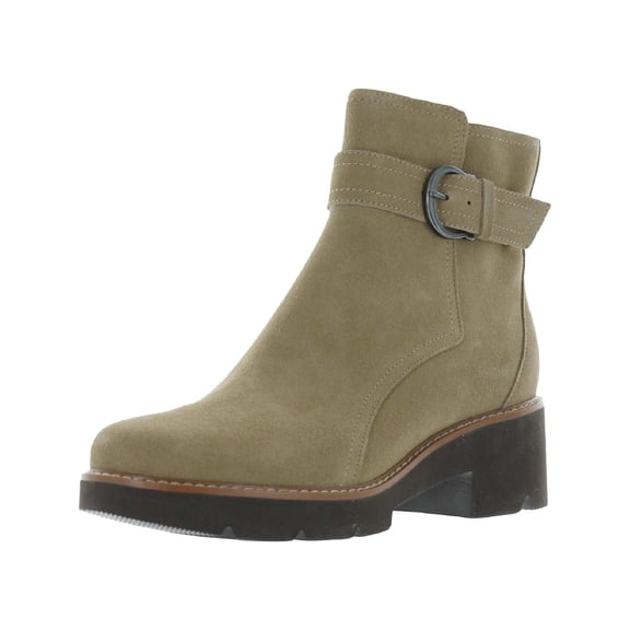 Naturalizer Womens Dasha Leather Zipper Ankle Boots