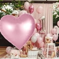 thumbnail image 4 of Globo de aluminio miniinflado con forma de corazón grande de 150 cm, color rosa, fiesta de boda, 4 of 7