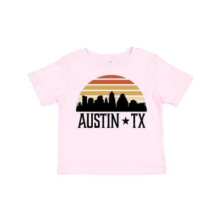 

Inktastic Austin Texas Skyline Vintage Gift Toddler Boy or Toddler Girl T-Shirt
