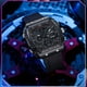 thumbnail image 3 of Reloj digital deportivo multifuncional Pisexur para hombre, con retroiluminación LED y alarma, ideal para niños y adultos., 3 of 4