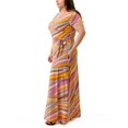 thumbnail image 2 of Ella Samani Women's Plus Size Maxi Wrap Dress, 2 of 5