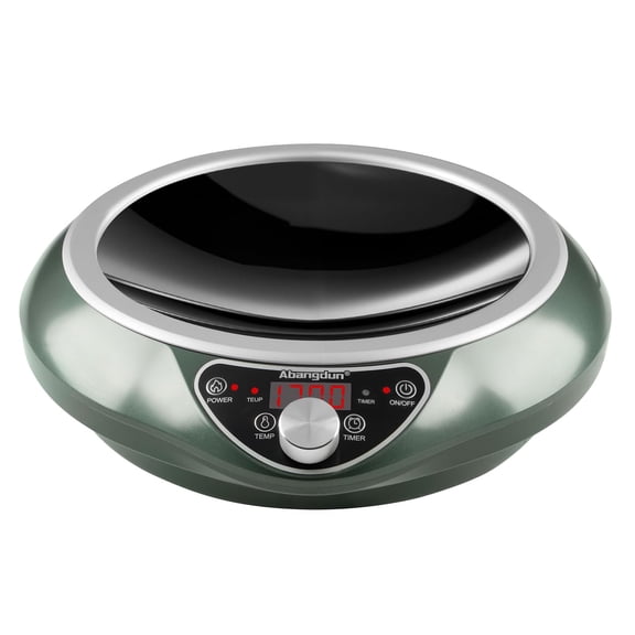 Abangdun 1700W 85V~120V Induction Cooktop Wok Burner 2026 New 1.97″ Deep Concave Curved Surface 16 level Power& Temp Ctrl Electric Stove Hot Plate Commercial Countertop Burner for Cooking Portable