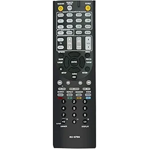 RC-879M Replaced Remote fit for Onkyo AV Receiver HT-S3700 TXNR535 TXSR333