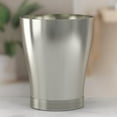 thumbnail image 2 of nu steel Special Metal Trash Can Wastebasket Garbage Container Bin for Bathrooms Powder Rooms, 2 of 5