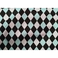 thumbnail image 4 of oneOone Cotton Poplin Baby Blue Fabric Argyle Check Craft Projects Decor Fabric Printed By The Yard 42 Inch Wide, 4 of 4