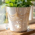 thumbnail image 2 of Gold Chain Crystal Suncatcher for Potted Plants, Mini Rainbow Maker Hanging Ornament for Indoor Garden Shrub Balcony Rack, Versatile Plant Lover Gift Idea, 2 of 6