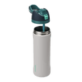 thumbnail image 3 of Owala FreeSip Stainless Steel Water Bottle, 24oz, Gray Whale, 3 of 6