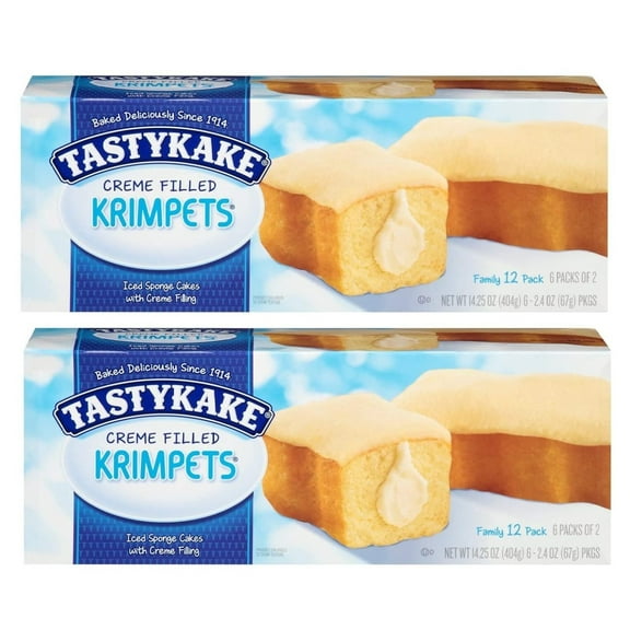 WTYCB Tastykake Krimpets and 1 Door2Door Connection Pen - (Crème Filled, 2 Boxes) 12 in Box, 2 Boxes