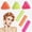 15mm/0.6"-12PCS, variant on Hair Rollers, Self Grip Hair Curlers for Hair, Short Hair Roller Sets, No heat Salon Hairdressing Curlers Rollers for Women, Pack of 12 Small 0.6 Inch (Random Color)