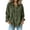 Army Green, variant on Long Sleeve Women'S Blouses Business Casual Corduroy Green Collared Blouse Solid Relaxed Fit Minimalist Modern Tops Army Green,L