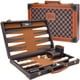 thumbnail image 1 of Set de backgammon VOVOTUZZI para adultos con tablero de cuero de 15 pulgadas, 1 of 9