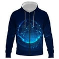 thumbnail image 1 of Sudadera con capucha y cremallera para hombre y mujer, con estampado de inteligencia artificial, estilo Harajuku, 1 of 6