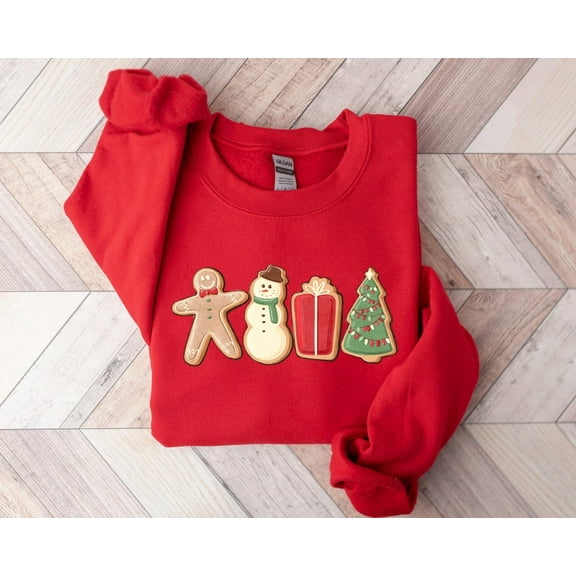 Gingerbread Cookies Sweatshirt, Christmas Shirt, Christmas Sweater, Xmas Shirt, Christmas Gift, Christmas Matching Sweatshirt, Family Shirt
