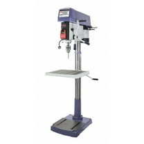 Floor Drill Press, Belt Drive, 1 1/2 hp, 115/230V AC V, 20 in Swing, 16 Speed