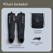 TheraGun JetBoots Prime Compression Boots | Leg Recovery for Circulation & Muscle Recovery | Regular