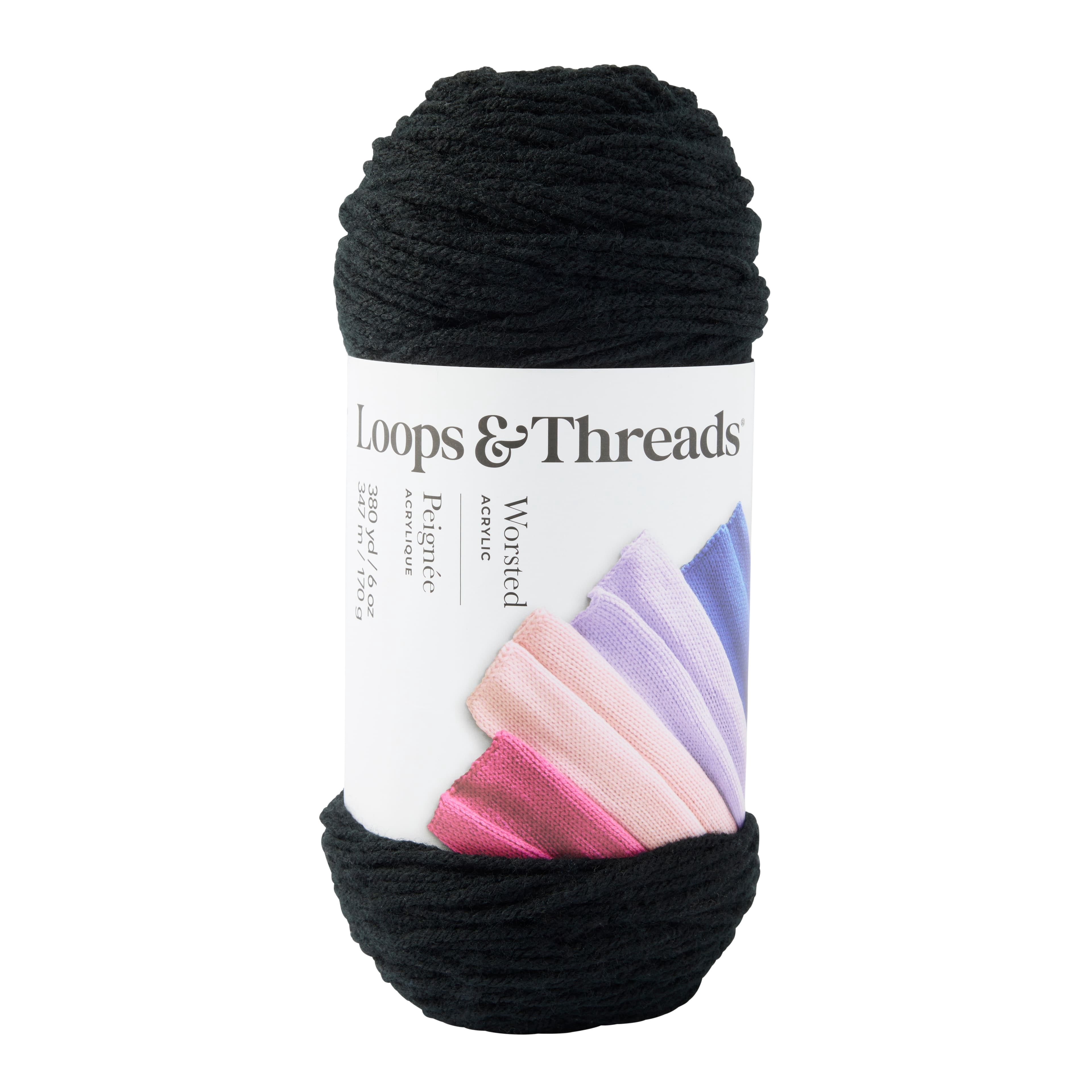 Big Twist, Value Yarn, Black, 1 ct., Pack 12
