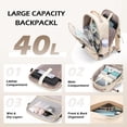 thumbnail image 2 of Mochila Flyrain Large Travel de 40 litros con compartimento para portátil de 17,3", 2 of 9