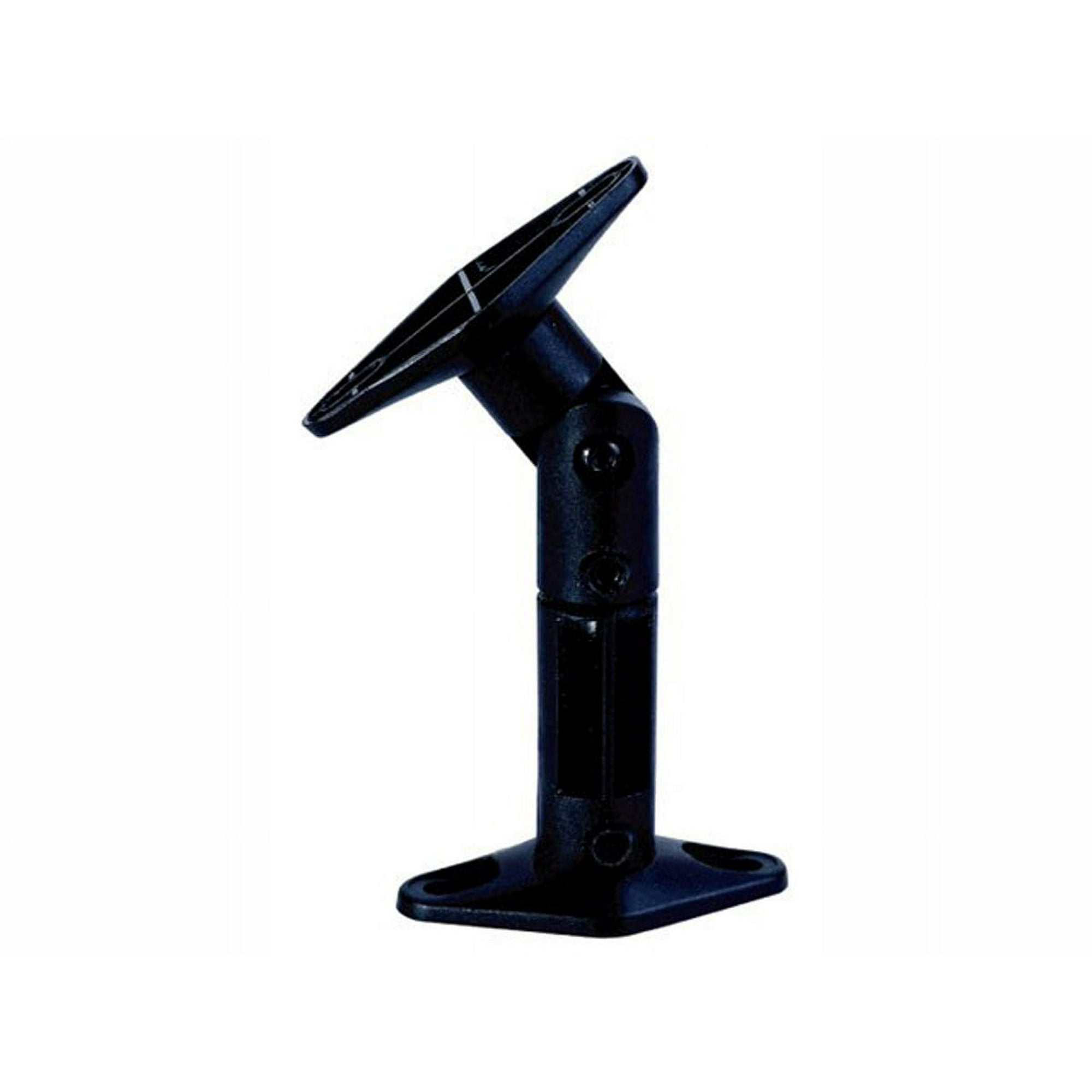 Monoprice Adjustable 10 lb. Capacity Speaker Wall Mount Brackets (Pair), Black