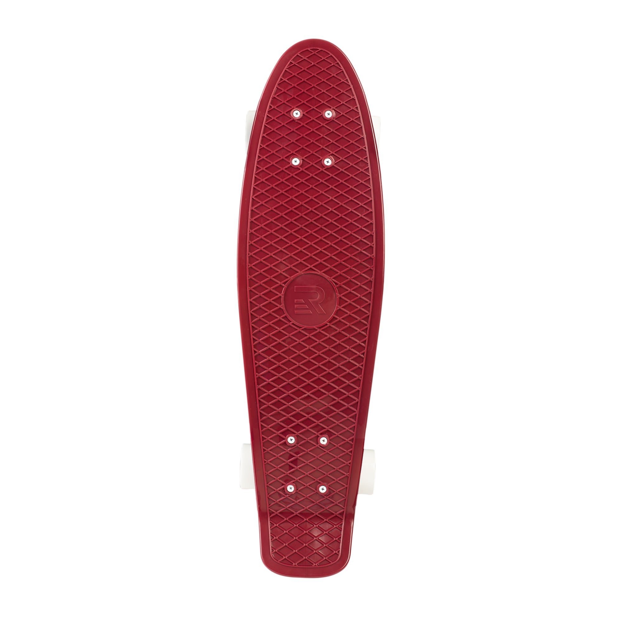 Retrospec Quip Skateboard 27" Classic Plastic Cruiser Complete Skateboard w/ Abec 7 bearings