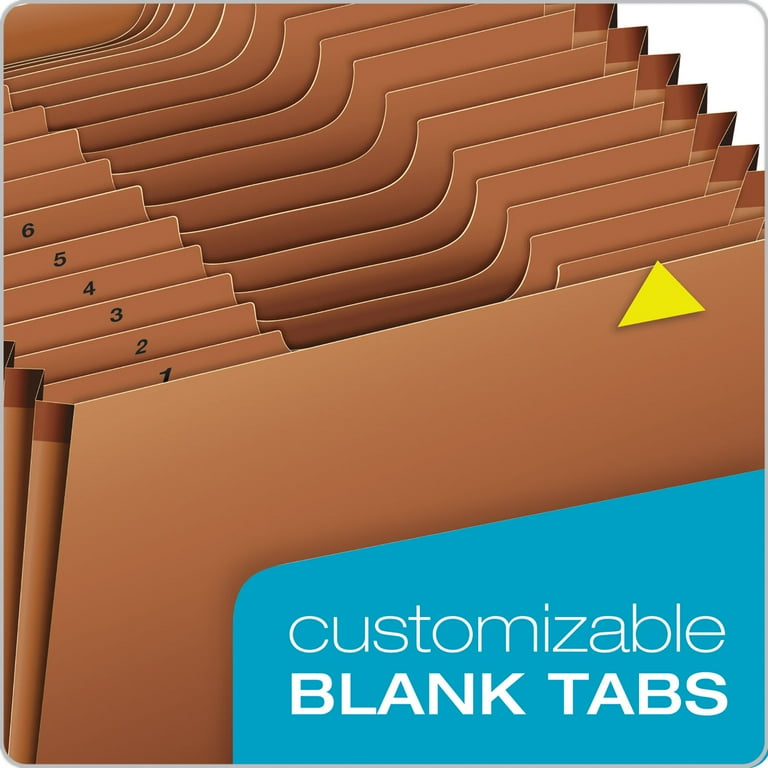 Globe-Weis Expandable Accordion Open File, 31 Pockets, 1/3 Tab