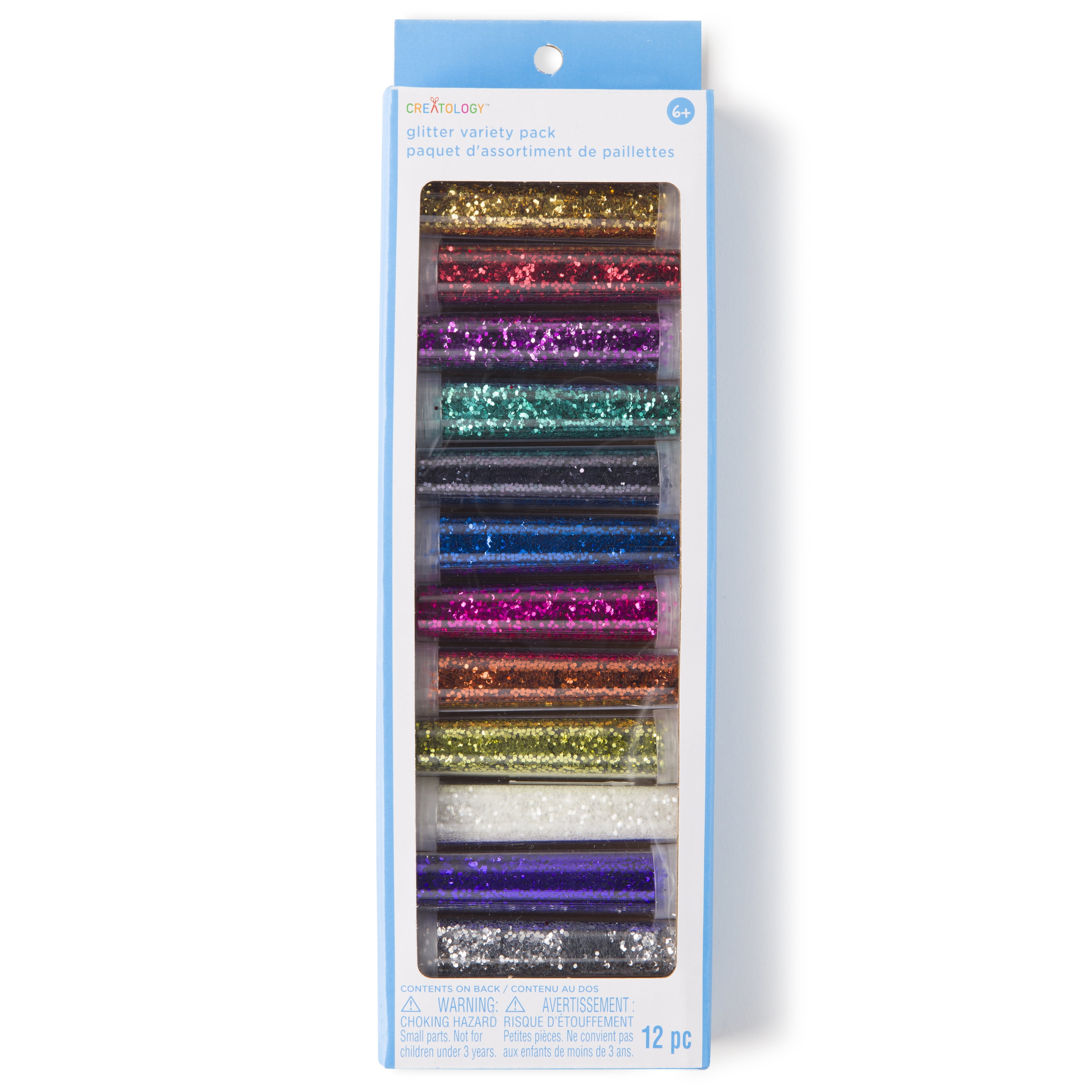 12 Packs: 12 ct. (144 total) Sparkles & Shapes Glitter Shaker Variety Pack by Creatology