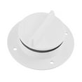 thumbnail image 4 of 2X Universal White Nylon Marine Boat Transom Deck Mount Drain Scupper Valve Screw Cap Bung Stopper Replacement, 4 of 6