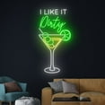 thumbnail image 3 of Handmadetneonsign I Like It Dirty Martini Led Sign, Vodka Martini Neon Light, Martini Cocktail, 3 of 5