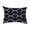 Blue, variant on Simply Daisy, 14" x 20" Cool Shades Navy Blue Abstract Decorative Outdoor Pillow