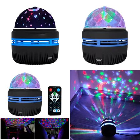 

DUFDIEJ Portable LED Projection Night Light for Bedroom Atmosphere - Rotating Multifunctional Starry Sky Lamp with Colorful Display for Relaxation and Ambiance