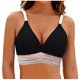 thumbnail image 1 of Traje de Baño de Color Sólido de las Mujeres, Impreso Conservador Plisado una Pieza con Cuello en V para la Playa Y la Piscina, Conjunto de Trajes de Baño de Verano Sexy, 1 of 2