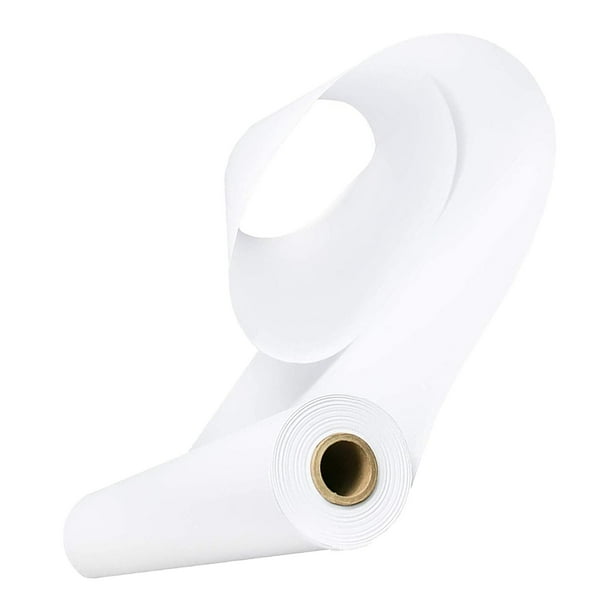 30M White Kraft Paper Roll Recylable Eco Friendly Arts and Crafts Gift