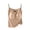 BB28_Beige, variant on Built in bra Tank Tops for Women Comfort Spaghetti Strap Camisole with Cute Bow Casual Lace Underwear Beige L