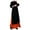 Orange, variant on Womens Summer Dresses Women Short Sleeve Loose Plain Casual Long Maxi Dresses Orange,One Size