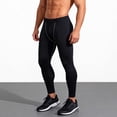 thumbnail image 4 of Compression Pants for Men Slim Fit Elastic Waist Trousers Stretchy Quick-Dry Leggings Base Layer Workout Running Sports Tights Gym Athleticwear, 4 of 5