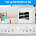 thumbnail image 3 of Ktaxon Smart WiFi Enabled 6000BTU (9000BTU ASHRAE) Portable Air Conditioner & Dehumidifier Function Remote W/ Window Kit, 3 of 8