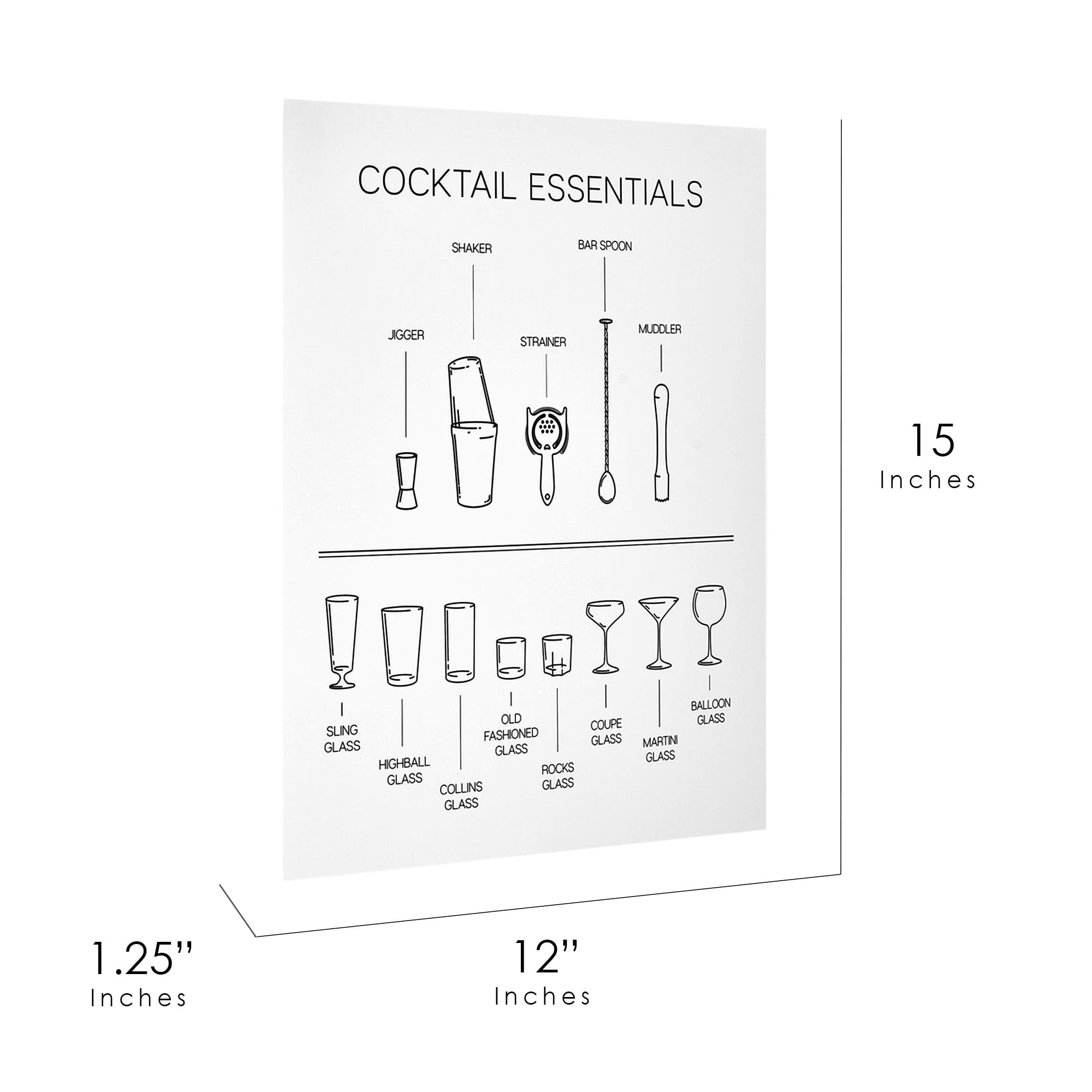 Crystal Art Gallery Happy Hour 11"x14" 3-Piece Print Set
