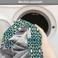 thumbnail image 6 of Moroccan Dog Crate Cover, Vintage Look Repetitive Geometry Inspired Art, Easy to Use Pet Kennel Cover Small Dogs Puppies Kittens, 7 Sizes, Sky Blue Reseda Green, by Ambesonne, 6 of 6